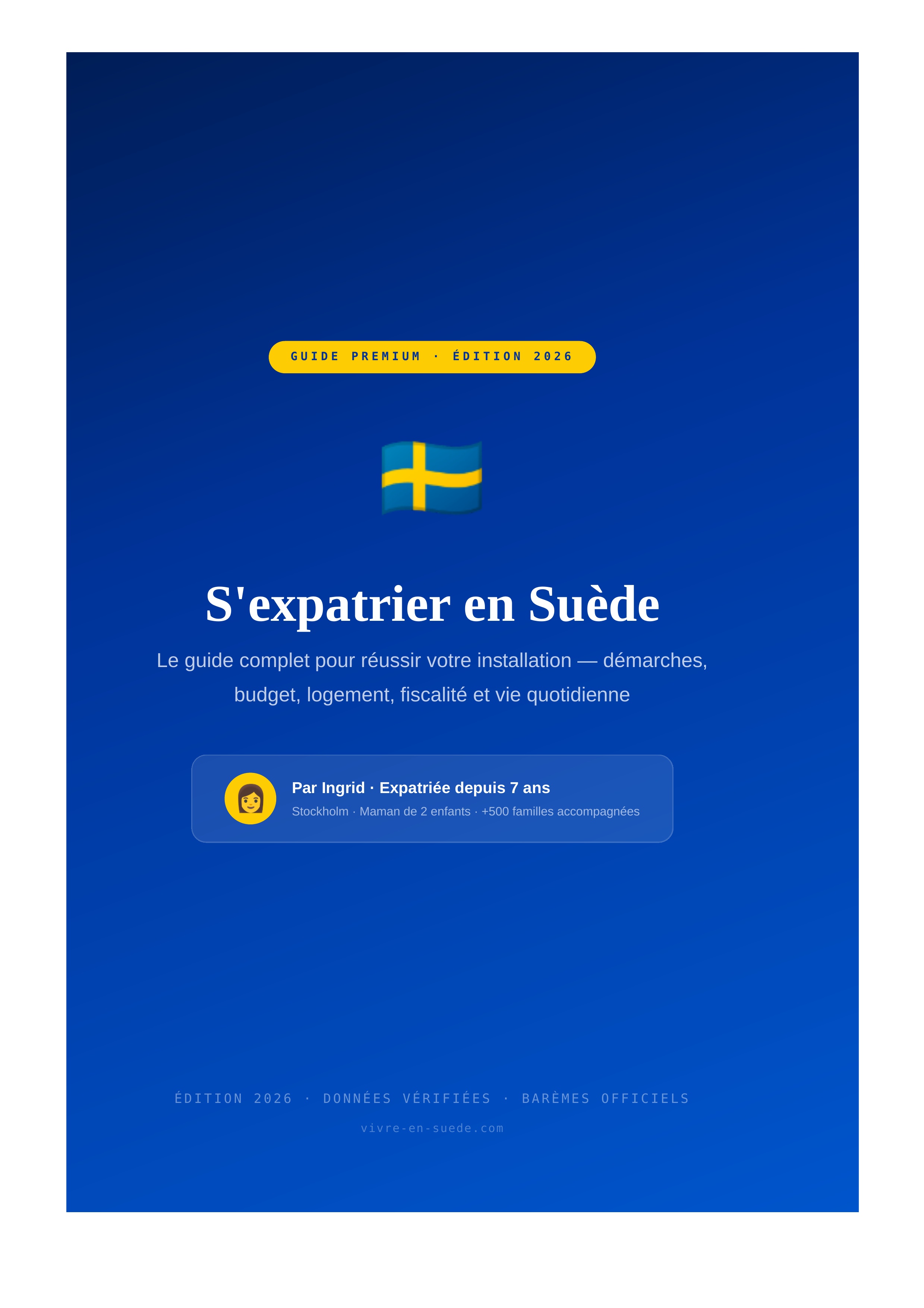 Couverture du Guide d'expatriation en Suede 2026